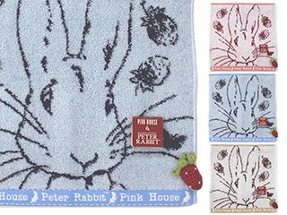 PINK HOUSE &PETER RABBIT ハンカチーフ