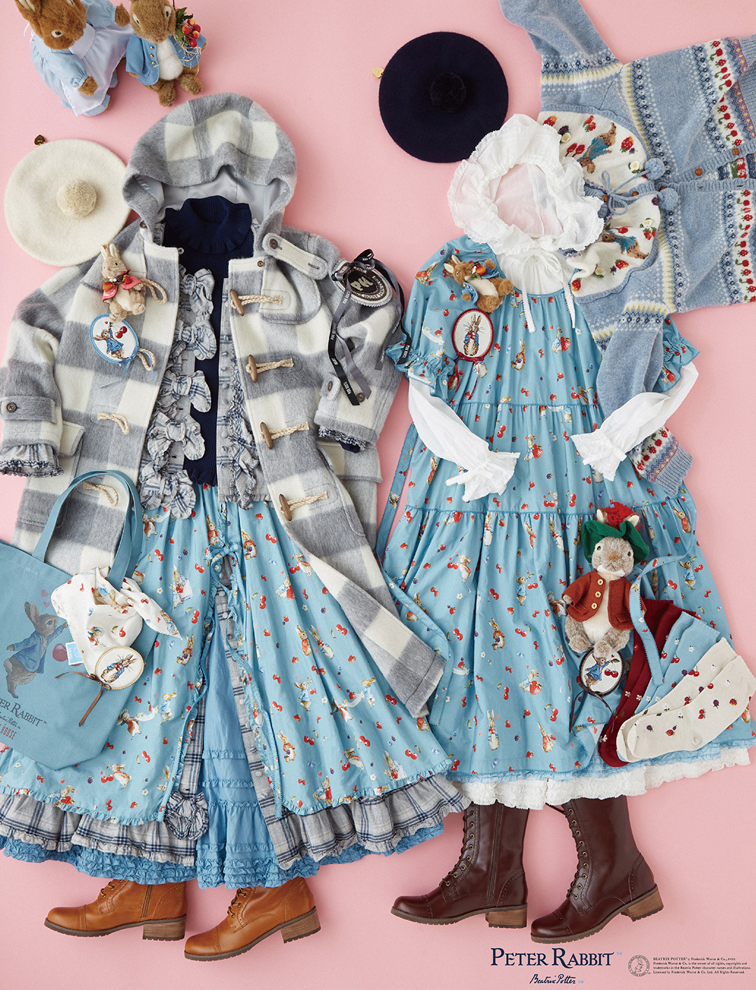 PETER RABBIT™×PINK HOUSE Cherry Berry Rabbits | ピーターラビット